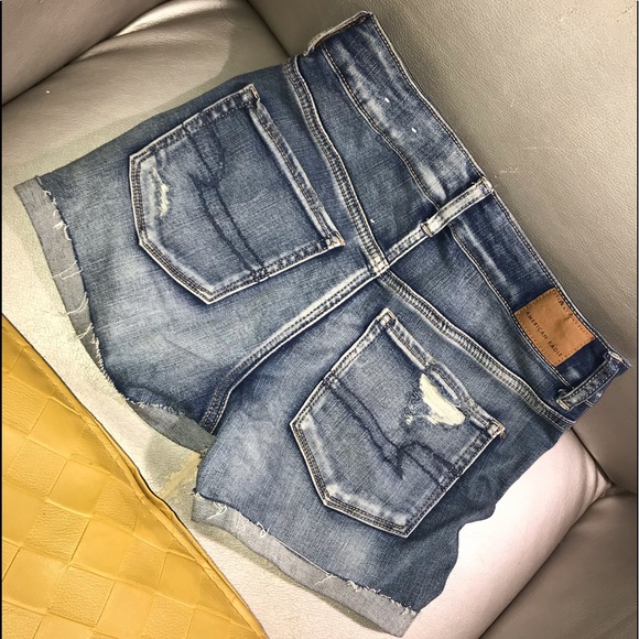 Denim Ripped Shorts - Picture 3 of 5